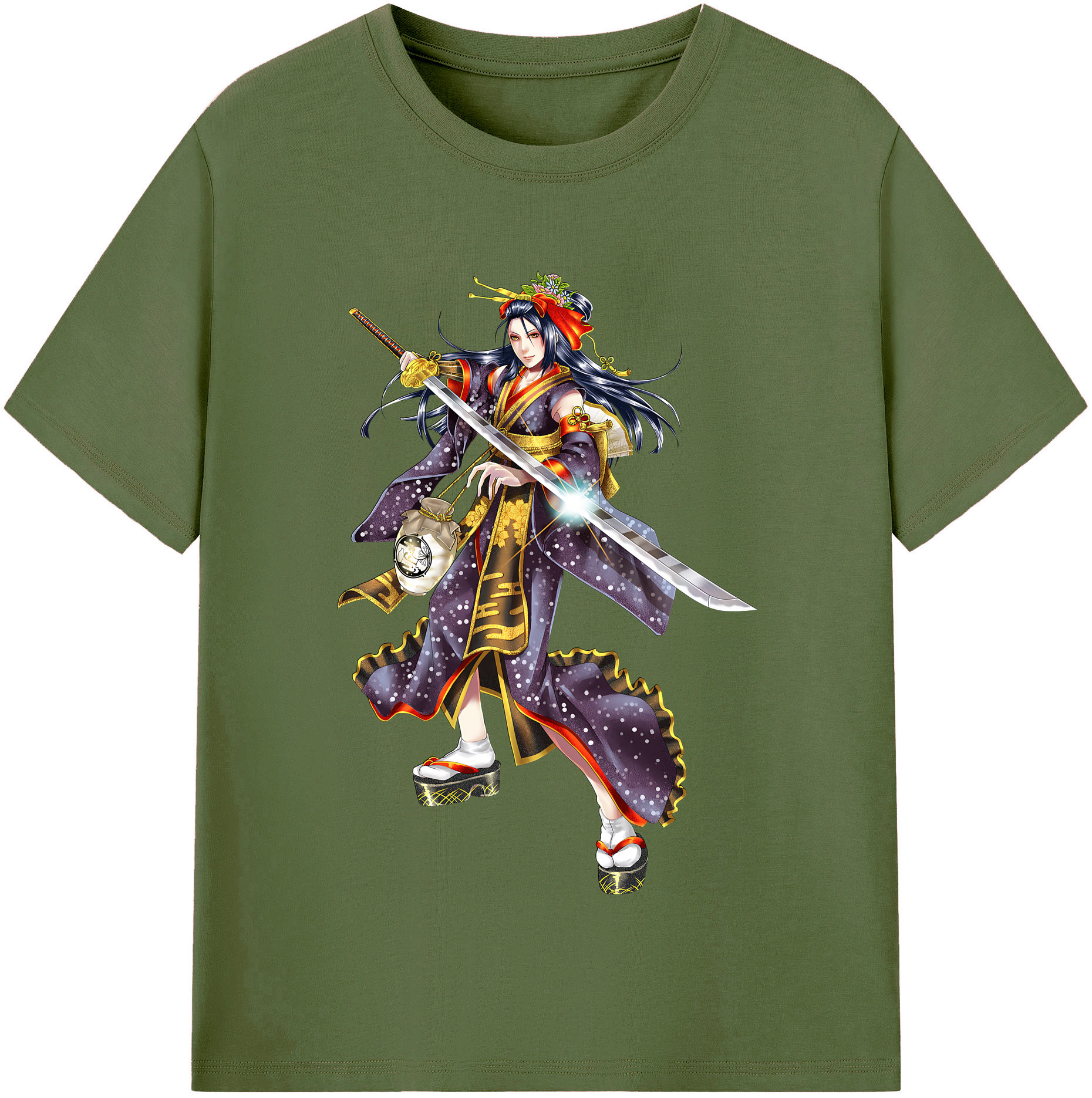 （画像用） 刀剣乱舞 Touken Ranbu 綿100％半袖Tシャツ（フロントプリント）